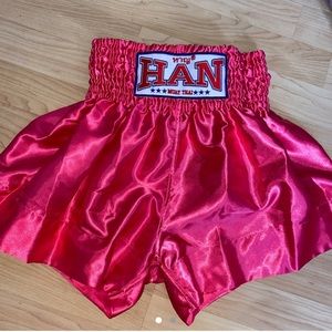 Muay Thai Satin Boxing Shorts
